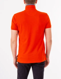 U.S. Polo Assn. SLIM FIT STRETCH PIQUE SOLID POLO SHIRT -Glimmera Cloth Shop 118716EE ORRD 74150