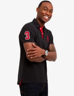 U.S. Polo Assn. SLIM FIT STRETCH SOLID POLO SHIRT -Glimmera Cloth Shop 118717EE BLCK 1 94de3d9e e604 4abb bf8b caedca6ef124