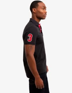 U.S. Polo Assn. SLIM FIT STRETCH SOLID POLO SHIRT -Glimmera Cloth Shop 118717EE BLCK 2 1f674e84 802c 4d76 aebe 2531a3bcae55