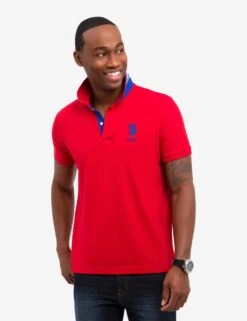 U.S. Polo Assn. SLIM FIT STRETCH SOLID POLO SHIRT -Glimmera Cloth Shop 118717EE ERED 1