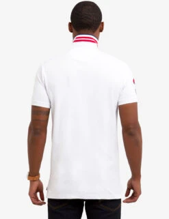 U.S. Polo Assn. SLIM FIT STRETCH SOLID POLO SHIRT -Glimmera Cloth Shop 118717EE WHIT 3