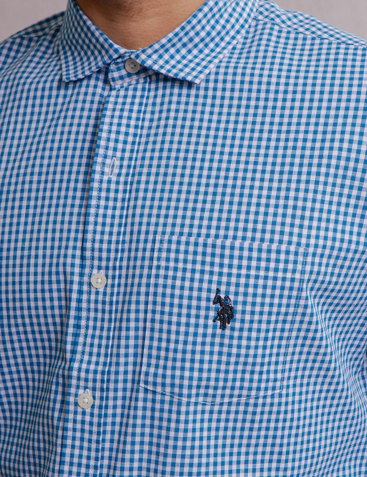 U.S. Polo Assn. WHITE LABEL GINGHAM POPLIN SHIRT 17 U.S. Polo Assn. WHITE LABEL GINGHAM POPLIN SHIRT - Image 17