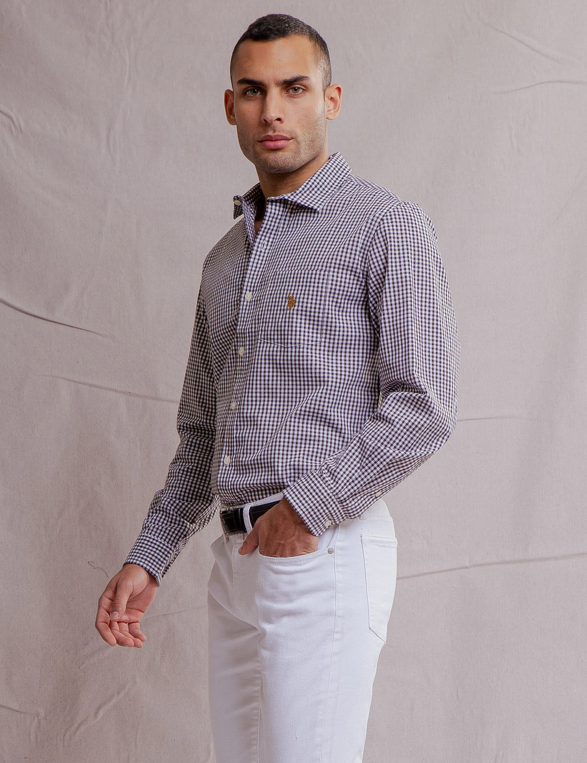 U.S. Polo Assn. WHITE LABEL GINGHAM POPLIN SHIRT 8 U.S. Polo Assn. WHITE LABEL GINGHAM POPLIN SHIRT - Image 8