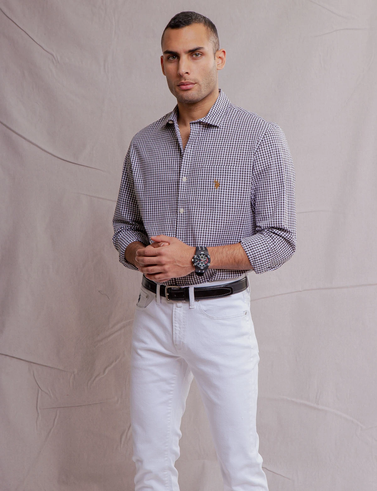 U.S. Polo Assn. WHITE LABEL GINGHAM POPLIN SHIRT 10 U.S. Polo Assn. WHITE LABEL GINGHAM POPLIN SHIRT - Image 10