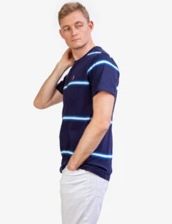 U.S. Polo Assn. OMBRE STRIPE JERSEY T-SHIRT -Glimmera Cloth Shop 11A69319 CLNV 44636