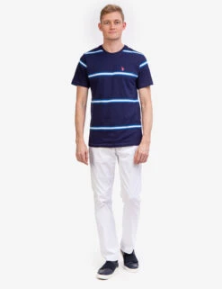 U.S. Polo Assn. OMBRE STRIPE JERSEY T-SHIRT -Glimmera Cloth Shop 11A69319 CLNV 44641