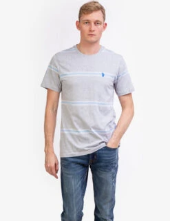 U.S. Polo Assn. OMBRE STRIPE JERSEY T-SHIRT -Glimmera Cloth Shop 11A69319 LTGY 44325