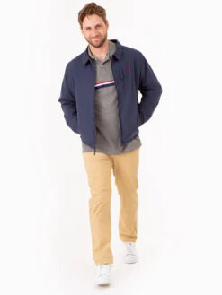 U.S. Polo Assn. PIECED SIGNATURE STRIPE PIQUE POLO SHIRT -Glimmera Cloth Shop 11A72230 CPGY 75057