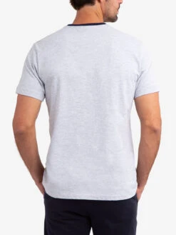 U.S. Polo Assn. EMBOSSED USA FLAG JERSEY T-SHIRT -Glimmera Cloth Shop 11A78004 LTGY 58232