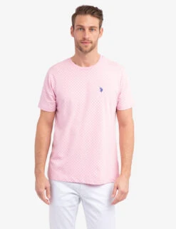 U.S. Polo Assn. DITZY ALL OVER PRINT CREW NECK T-SHIRT