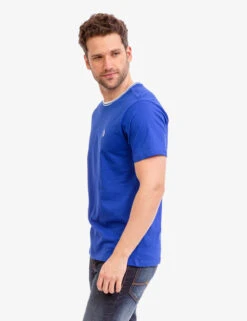 U.S. Polo Assn. TIPPED CREW NECK COLLAR T-SHIRT -Glimmera Cloth Shop 11A79904 BLRF 6482