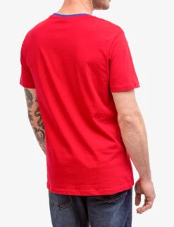 U.S. Polo Assn. TIPPED CREW NECK COLLAR T-SHIRT -Glimmera Cloth Shop 11A79904 ERED 6744