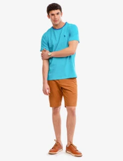 U.S. Polo Assn. TIPPED CREW NECK COLLAR T-SHIRT -Glimmera Cloth Shop 11A79904 SCBL 6689