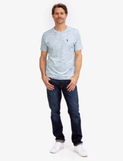 U.S. Polo Assn. SPACE DYE JERSEY T-SHIRT -Glimmera Cloth Shop 11A80119 CALB 44564