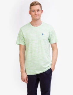 U.S. Polo Assn. SPACE DYE JERSEY T-SHIRT -Glimmera Cloth Shop 11A80119 PARM 44412