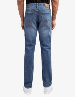 U.S. Polo Assn. 5 POCKET SLIM STRAIGHT FIT JEANS WITH SOFT ELASTIC -Glimmera Cloth Shop 11A902M4 MHWC 54341