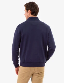 U.S. Polo Assn. 1/4 ZIP YARN DYE STRIPE MOCK NECK PULLOVER -Glimmera Cloth Shop 11A9218J CLNV 82068