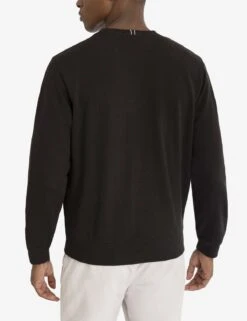 U.S. POLO ASSN. FRENCH TERRY APPLIQUE PULLOVER -Glimmera Cloth Shop 11A93187 BLCK 1262