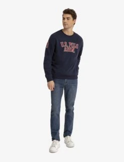 U.S. POLO ASSN. FRENCH TERRY APPLIQUE PULLOVER -Glimmera Cloth Shop 11A93187 CLNV 2976