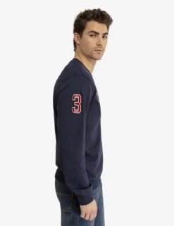 U.S. POLO ASSN. FRENCH TERRY APPLIQUE PULLOVER -Glimmera Cloth Shop 11A93187 CLNV 2982
