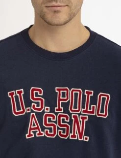 U.S. POLO ASSN. FRENCH TERRY APPLIQUE PULLOVER -Glimmera Cloth Shop 11A93187 CLNV 2984