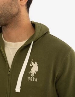 U.S. POLO ASSN. SOLID FLEECE FULL ZIP HOODIE -Glimmera Cloth Shop 11A9358J CYOL 13667