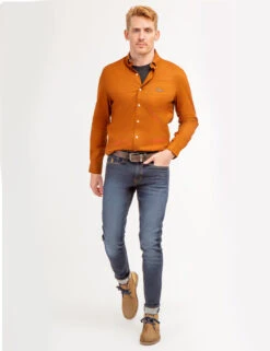 U.S. Polo Assn. DIAMOND PRINT LONG SLEEVE SHIRT WITH POCKET -Glimmera Cloth Shop 11A949VI CARC 66211