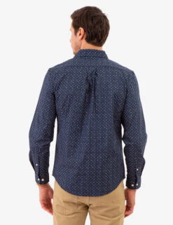 U.S. Polo Assn. ALLOVER MULTI GEO PRINT LONG SLEEVE SHIRT -Glimmera Cloth Shop 11A950VI CLNV 82013