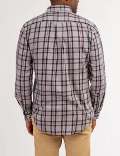 U.S. Polo Assn. PLAID PEACHED TWILL LONG SLEEVE SHIRT -Glimmera Cloth Shop 11A960XE CBSG 67197