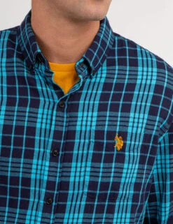 U.S. Polo Assn. PEACHED TWILL YARN DYE PLAID SHIRT -Glimmera Cloth Shop 11A963XE BEAB 67287