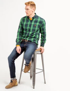 U.S. Polo Assn. PEACHED TWILL YARN DYE PLAID SHIRT -Glimmera Cloth Shop 11A963XE DPGN 66186