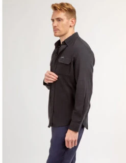 U.S. Polo Assn. USPA SPORT PEACHED TWILL LONG SLEEVE SHIRT -Glimmera Cloth Shop 11A965XU BLCK 66773