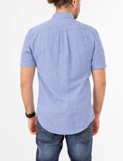 U.S. Polo Assn. TEXTURED WEAVE SHORT SLEEVE SHIRT WITH POCKET -Glimmera Cloth Shop 11A986Z7 BRKB 74245