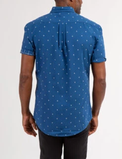 U.S. Polo Assn. DOBBY DOUBLE SIDE PATTERN SHORT SLEEVE SHIRT -Glimmera Cloth Shop 11A989ZX BLSA 67319