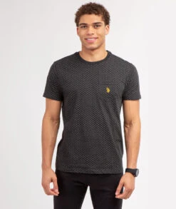 U.S. Polo Assn. POLKA DOT JERSEY T-SHIRT -Glimmera Cloth Shop 11C01704 BKHT 68811