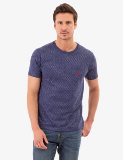 U.S. Polo Assn. POLKA DOT JERSEY T-SHIRT -Glimmera Cloth Shop 11C01704 DDBH 82198