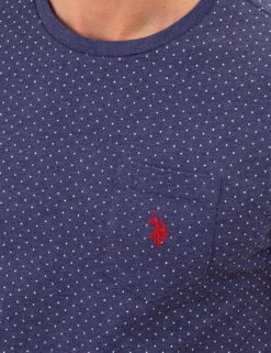 U.S. Polo Assn. POLKA DOT JERSEY T-SHIRT -Glimmera Cloth Shop 11C01704 DDBH 82203