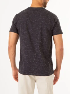 U.S. Polo Assn. SPACE DYE CREW NECK T-SHIRT -Glimmera Cloth Shop 11C01819 BLCK 75096