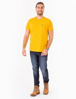 U.S. Polo Assn. SPACE DYE CREW NECK T-SHIRT -Glimmera Cloth Shop 11C01819 DUTG 74140