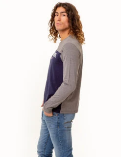 U.S. Polo Assn. USPA COLORBLOCK LONG SLEEVE T-SHIRT -Glimmera Cloth Shop 11C03004 CPGY 85959