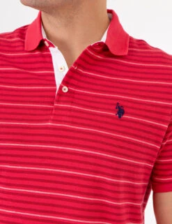U.S. Polo Assn. YARN DYE BIRDSEYE STRIPE PIQUE POLO SHIRT -Glimmera Cloth Shop 11C0423Z ERED 74084