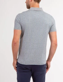 U.S. Polo Assn. ALLOVER PRINTED JERSEY POLO SHIRT -Glimmera Cloth Shop 11C0442W HGRY 68789