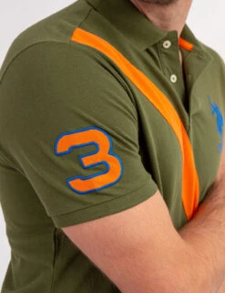 U.S. Polo Assn. COLORBLOCK SASH FRONT PIQUE POLO SHIRT -Glimmera Cloth Shop 11C0453O CYOL 68693