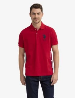 U.S. Polo Assn. GRAPHIC TRIM PIQUE POLO SHIRT -Glimmera Cloth Shop 11C0513O ERED 0027
