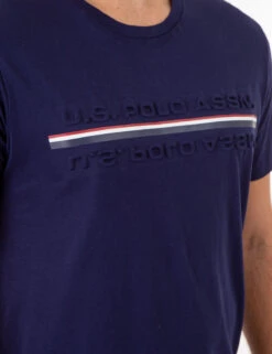 U.S. Polo Assn. EMBOSSED SIGNATURE STRIPE JERSEY T-SHIRT -Glimmera Cloth Shop 11C14204 CLNV 73885