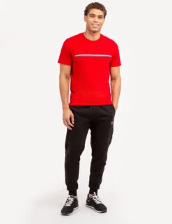 U.S. Polo Assn. EMBOSSED SIGNATURE STRIPE JERSEY T-SHIRT -Glimmera Cloth Shop 11C14204 ERED 69292