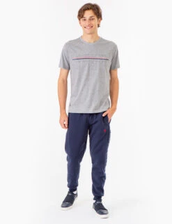 U.S. Polo Assn. EMBOSSED SIGNATURE STRIPE JERSEY T-SHIRT -Glimmera Cloth Shop 11C14204 HGRY 73521