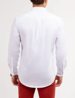 U.S. Polo Assn. SOLID STRETCH POPLIN LONG SLEEVE SHIRT -Glimmera Cloth Shop 11C251 OPWH 70176