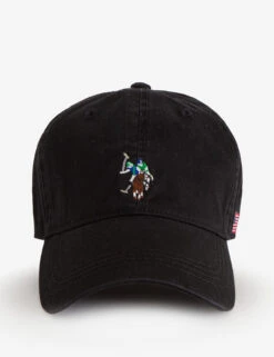U.S. Polo Assn. MENS MULTICOLOR CENTER LOGO HAT -Glimmera Cloth Shop 11C271AA BLCK front