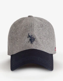 U.S. Polo Assn. MENS COLORBLOCK HEATHER TWILL HAT -Glimmera Cloth Shop 11C274AA LGCN front
